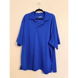 Ben‎ Hogan Performance Golf Polo Shirt Men's 3XL Royal Blue Short Sleeve